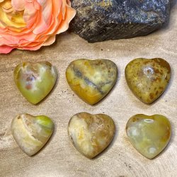 Grn Opal hjerter