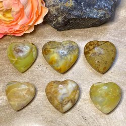 Grn Opal hjerter