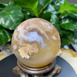 Flower agat kugle 55mm