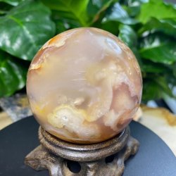 Flower agat kugle 55mm