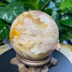 Flower agat kugle 59mm