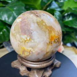 Flower agat kugle 59mm