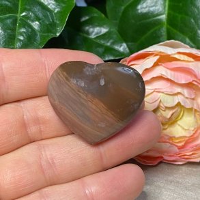 Polychrome jaspis hjerte 38mm