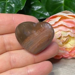 Polychrome jaspis hjerte 38mm