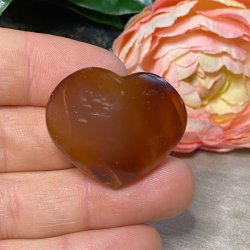Karneol hjerte 36mm