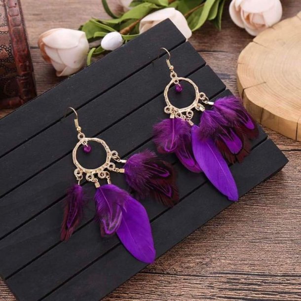 Bohemian fjer �reringe