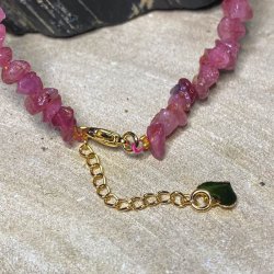 Pink turmalin split armbnd