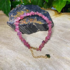 Pink turmalin split armbnd