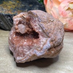 Pink ametyst geode