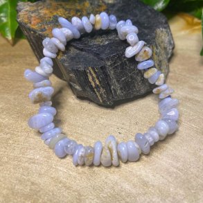 Blonde agat split armbnd