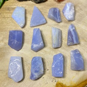 Blonde agat lommesten