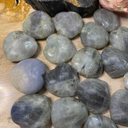 Labradorit hjerter 30mm