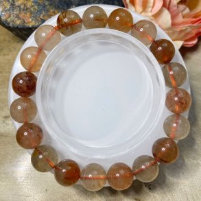 Hematoid kvarts armbnd 11mm