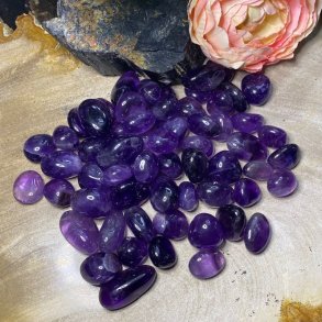 Ametyst lommesten 3stk