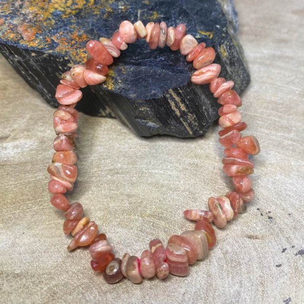 Rhodocrosit armbnd chips