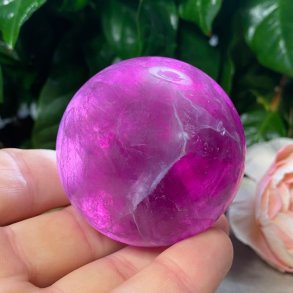 Fluorit kugle 56mm