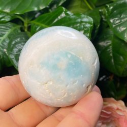 Caribisk calcit kugle 58mm