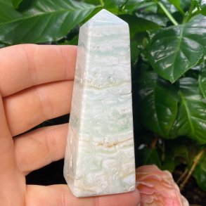 Caribisk calcit t�rn 94mm