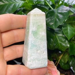 Caribisk calcit t�rn 85mm