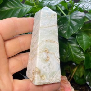 Caribisk calcit t�rn 92mm