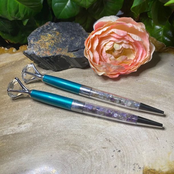 Krystal kuglepen i grn