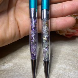 Krystal kuglepen i grn