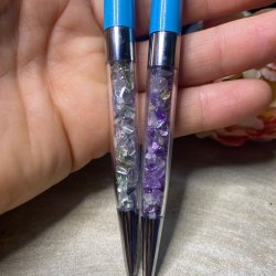 Krystal kuglepen i bl