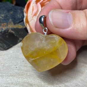 Golden healer hjerte vedhng