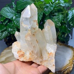 Lemurie krystal klynge