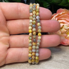 Crazy lace agat armbnd 4mm