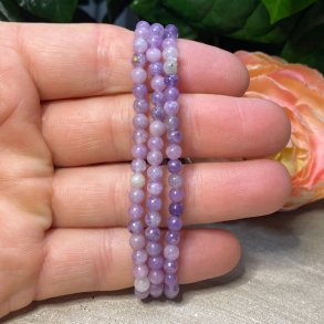 Lepidolit armbnd 4mm