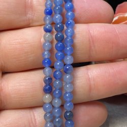 Bl Aventurin armbnd 4mm