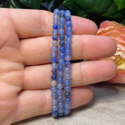 Bl Aventurin armbnd 4mm