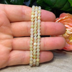 Stribet onyx armbnd 4mm