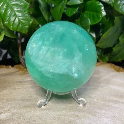 Grn Fluorit kugle 75mm