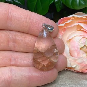 Hematoid kvarts drbe vedhng