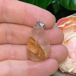 Hematoid kvarts drbe vedhng