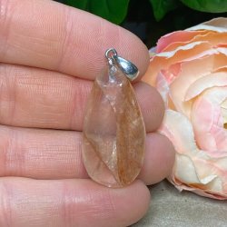 Hematoid kvarts drbe vedhng