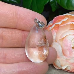 Hematoid kvarts drbe vedhng