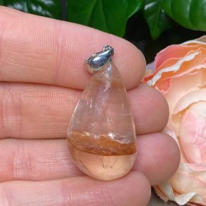 Hematoid kvarts drbe vedhng