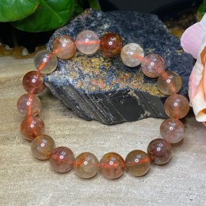 Hematoid kvarts armbnd 11mm