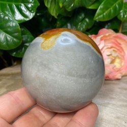 Polychrome jaspis kugle 68mm