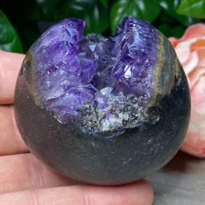 ametyst kugle r 62 mm