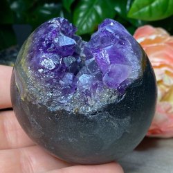 ametyst kugle r 62 mm