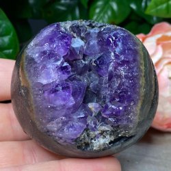 ametyst kugle r 62 mm