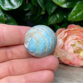 Aragonit bl kugle
