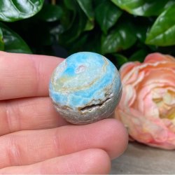 Aragonit bl kugle
