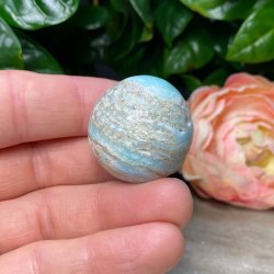 Aragonit bl kugle
