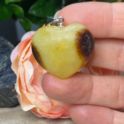 Septarie hjerte vedhng