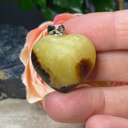 Septarie hjerte vedhng